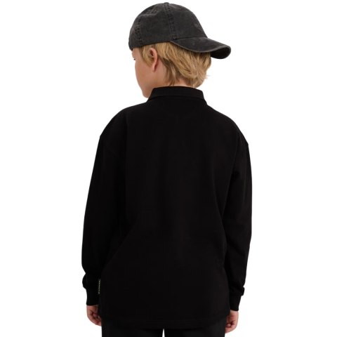 Koszulka dla chłopca longsleeve 4F M483 głęboka czerń 4FJWAW25TLONM483 20S