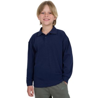 Koszulka dla chłopca longsleeve 4F M483 granatowa 4FJWAW25TLONM483 31S