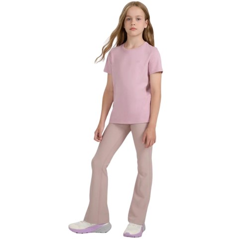 Koszulka dla dziewczynki 4F F2397 jasny róż 4FJWAW25TTSHF2397 56S