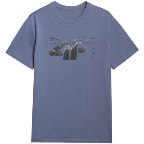 Koszulka męska 4F M2359 denim 4FWAW25TTSHM2359 32S