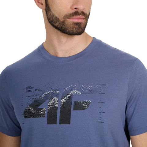 Koszulka męska 4F M2359 denim 4FWAW25TTSHM2359 32S