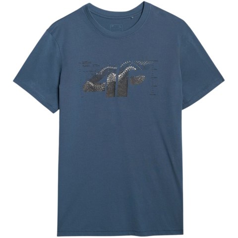 Koszulka męska 4F M2359 morska zieleń 4FWAW25TTSHM2359 46S