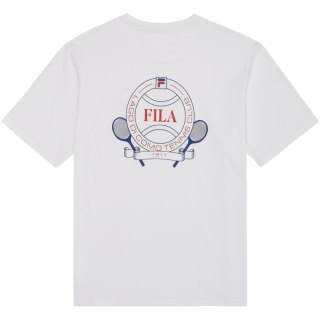 Koszulka męska Fila Parella biała FAM1108 10001