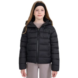 Kurtka pikowana dla dzieci 4F U0704 głęboka czerń 4FJWAW25TDJAU0704 20S