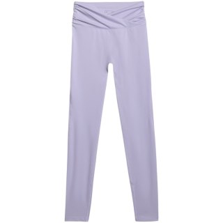 Legginsy damskie 4F FNK F369 jasny fiolet 4FWAW25TFTIF369 34S
