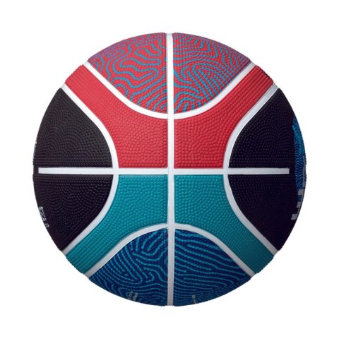 Piłka koszykowa Molten Fiba Replika czarno-niebiesko-czerwona B7G2000-E5Z ME2025