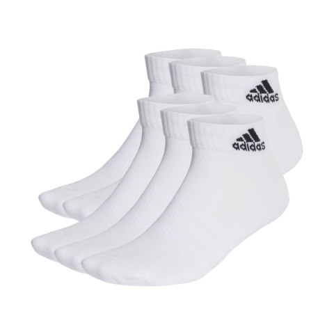 Skarpety adidas Cushioned Sportswear Ankle Socks 6 Pairs białe HT3442