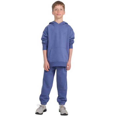 Spodnie dla chłopca 4F CAS M1245 niebieskie 4FJWAW25TTROM1245 33S