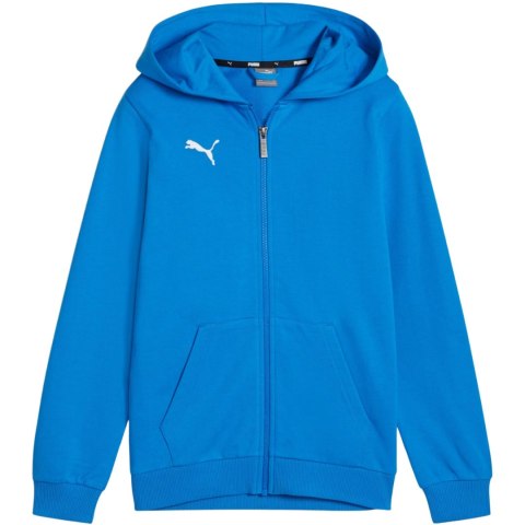 Bluza dla dzieci Puma teamGoal Casuals Hooded niebieska 658596 02