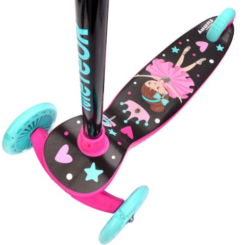 Hulajnoga Meteor trójkołowa Funny różowa 17748