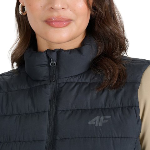 Kamizelka damska 4F F218 głęboka czerń 4FWAW25TVJAF218 20S