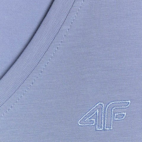 Koszulka damska 4F F2969 denim 4FWAW25TTSHF2969 32S