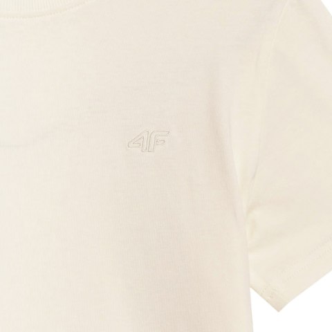 Koszulka damska 4F F2970 kremowa 4FWAW25TTSHF2970 12S