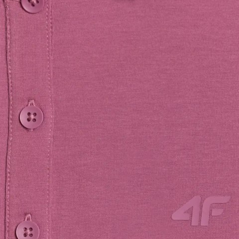 Koszulka damska polo 4F F554 burgund 4FWAW25TPTSF554 60S