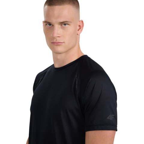 Koszulka męska 4F FNK M1499 głęboka czerń 4FWAW25TFTSM1499 20S
