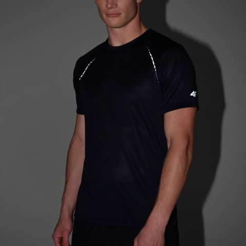 Koszulka męska 4F FNK M1499 głęboka czerń 4FWAW25TFTSM1499 20S