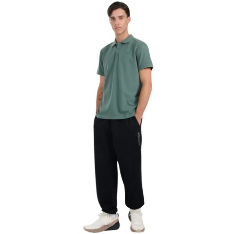 Koszulka męska polo 4F M555 zielona 4FWAW25TPTSM555 41S