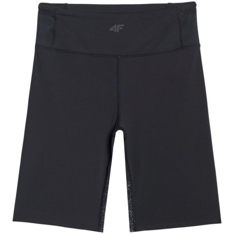 Legginsy damskie krótkie 4F FNK F048 głęboka czerń 4FWAW25TFSTF048 20S