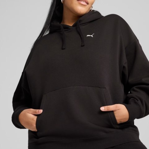 Bluza damska Puma ESS Comfort Hoodie FL czarna 682384 01