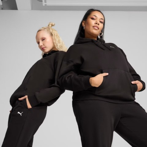 Bluza damska Puma ESS Comfort Hoodie FL czarna 682384 01