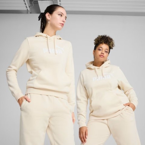 Bluza damska Puma ESS No.1 Logo Hoodie FL kremowa 682389 87