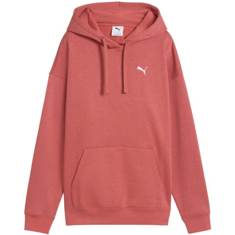 Bluza damska Puma ESS Relaxed Hoodie FL czerwona 684976 60