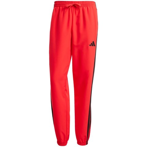 Dres męski adidas Sportswear Basic 3-Stripes Woven czerwony JI8851