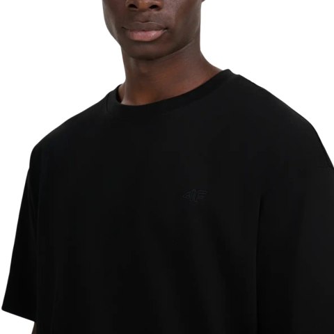 Koszulka męska 4F M2967 głęboka czerń 4FWAW25TTSHM2967 20S