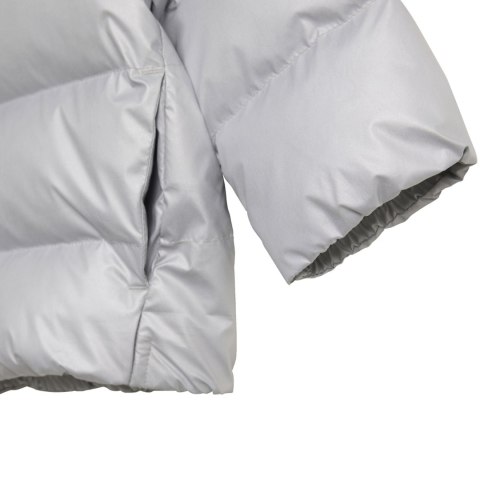 Kurtka dla dzieci adidas Synthetic Down Glam srebrna JM8870