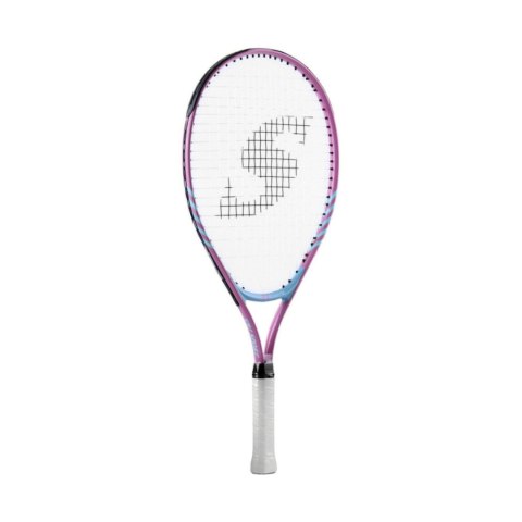 Rakieta do tenisa ziemnego Smj Teloon Girl 23 junior różowo-niebieska