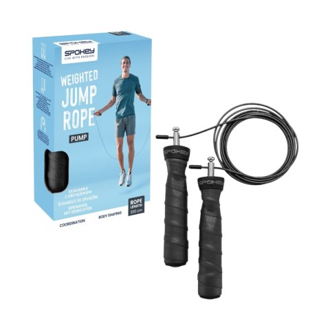 Skakanka z obciążeniem Spokey Pump czarna 944035