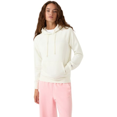 Bluza damska Champion Hooded Sweatshirt kremowa 118160 WW049