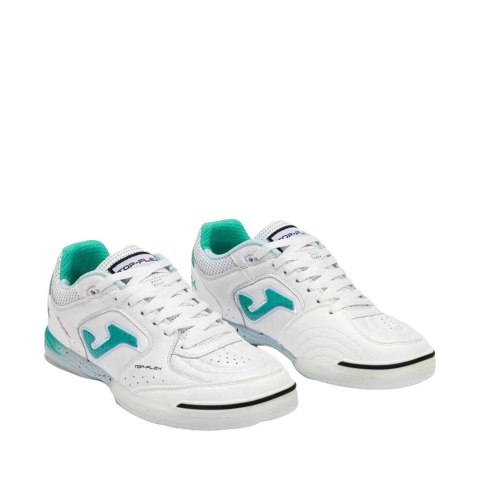 Buty piłkarskie Joma Top Flex 2502 Indoor biało-turkusowe TOPW2502IN