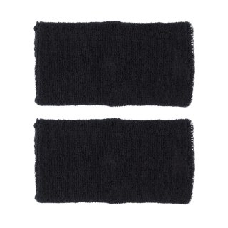 Frotki na rękę Nike Swoosh Wristbands 2 szt. czarne N1012406010OS
