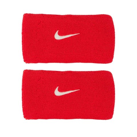 Frotki na rękę Nike Swoosh Wristbands 2 szt. czerwone N1012406610OS