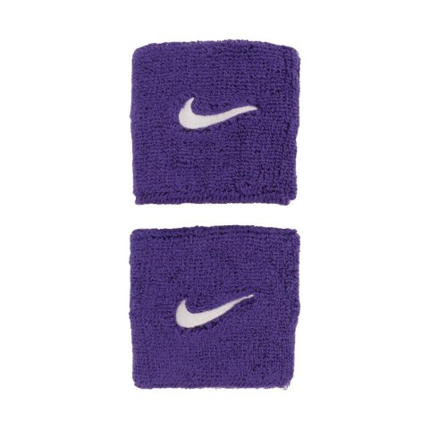 Frotki na rękę Nike Swoosh Wristbands 2 szt. fioletowe N1012405588OS