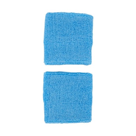 Frotki na rękę Nike Swoosh Wristbands 2 szt. jasnoniebieskie N1012405409OS