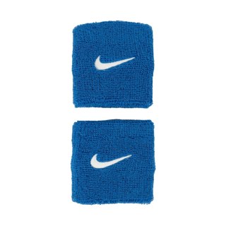 Frotki na rękę Nike Swoosh Wristbands 2 szt. niebieskie N1012405400OS