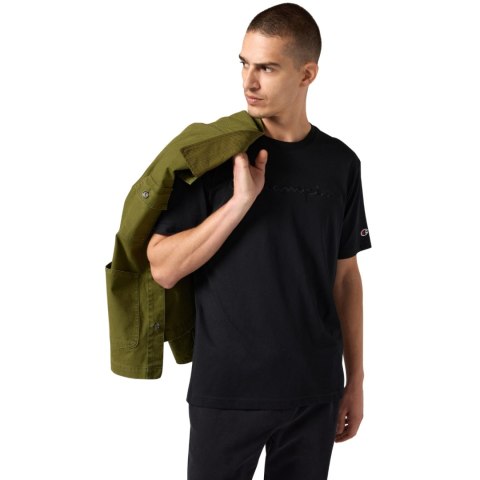 Koszulka męska Champion SS Tee czarna 220273 KK001