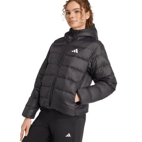 Kurtka damska adidas Essentials Climawarm Light Down Hoodie czarna KC1580