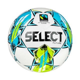 Piłka nożna Select Future DB v25 biało-niebieska 19140