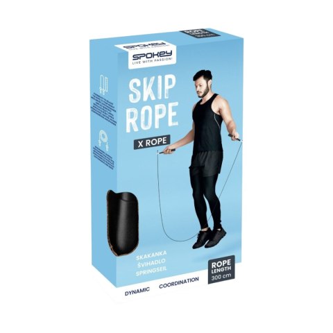 Skakanka Spokey X Rope czarna 944031
