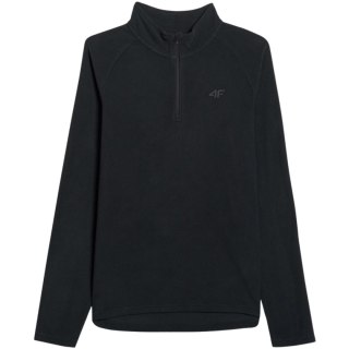 Bluza polarowa męska 4F M065 głęboka czerń 4FWAW25UFLEM065 20S