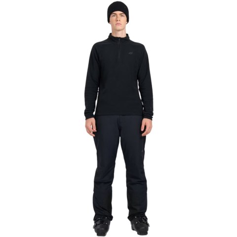 Bluza polarowa męska 4F M065 głęboka czerń 4FWAW25UFLEM065 20S