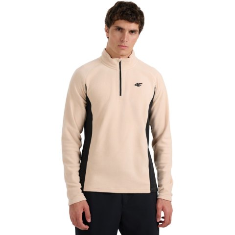 Bluza polarowa męska 4F M066 beżowa 4FWAW25UFLEM066 83S