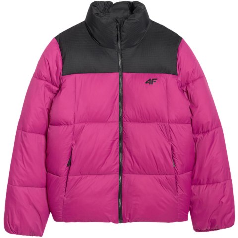 Kurtka damska pikowana 4F F581 fuksja 4FWAW25TDJAF581 55S