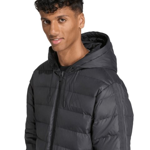 Kurtka męska adidas Essentials Climawarm 3-Stripes Light Down czarna JM4061