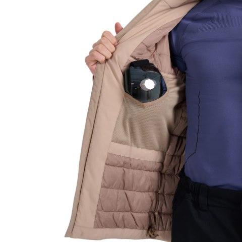 Kurtka narciarska męska 4F M0787 beżowa 4FWAW25TTJAM0787 83S