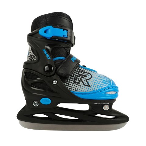 Łyżwy Roces Jokey Ice X czarno-niebieskie 450745 001