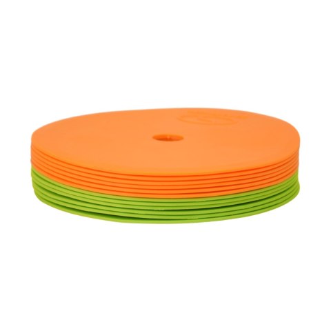 Znaczniki pola płaskie okrągłe Smj 12 szt. zielone i pomarańczowe ZPO-OG